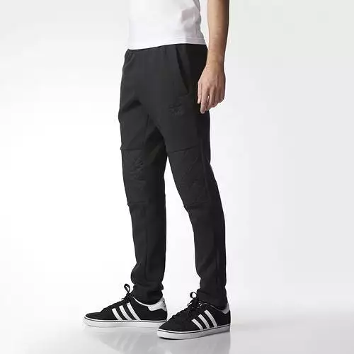 Black Quilted Track Pant - Adidas Originals