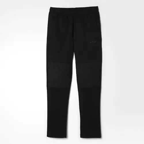 Black Quilted Track Pant - Adidas Originals