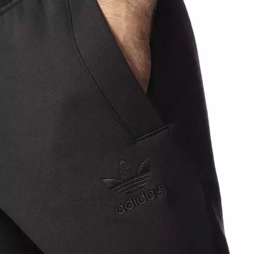 Black Quilted Track Pant - Adidas Originals