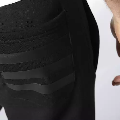 Black Quilted Track Pant - Adidas Originals