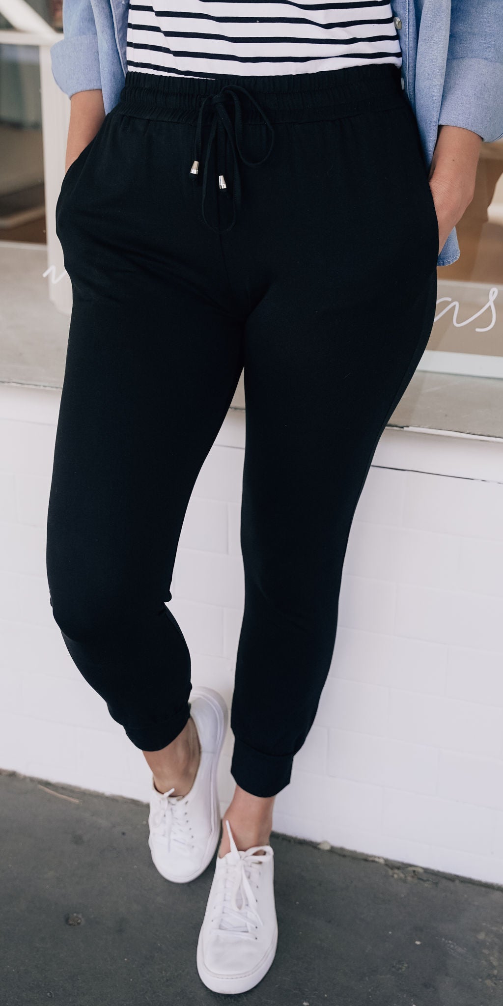 Black Riley pants