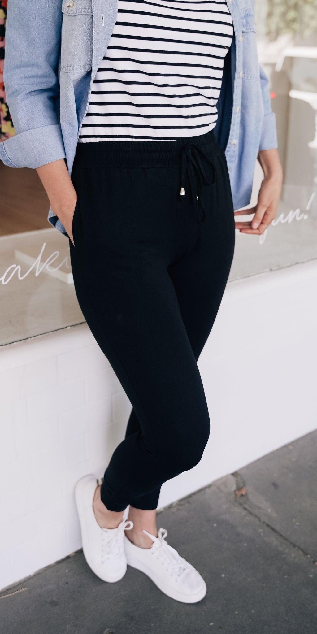 Black Riley pants