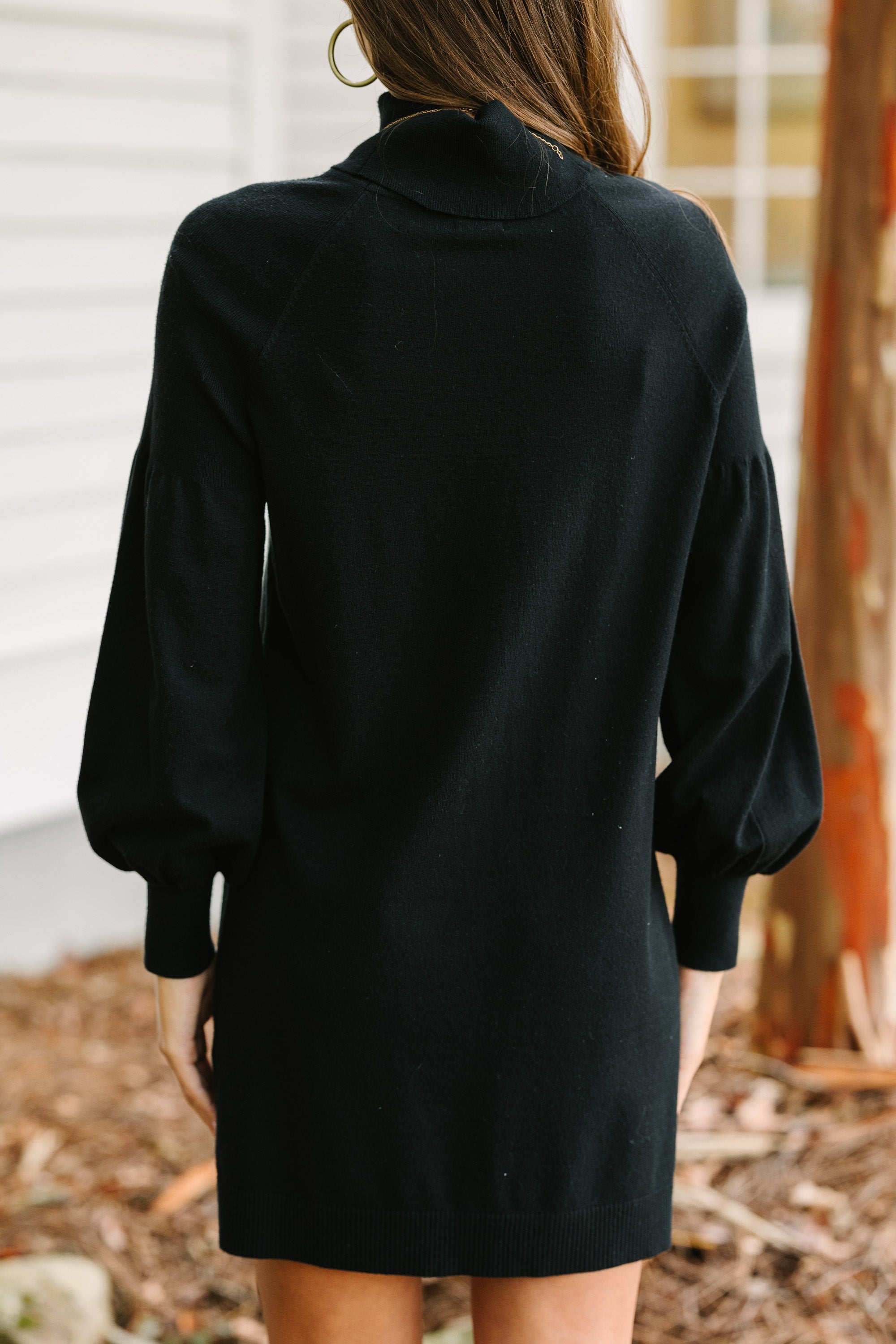 Black Turtleneck Sweater Dress for Any Occasion