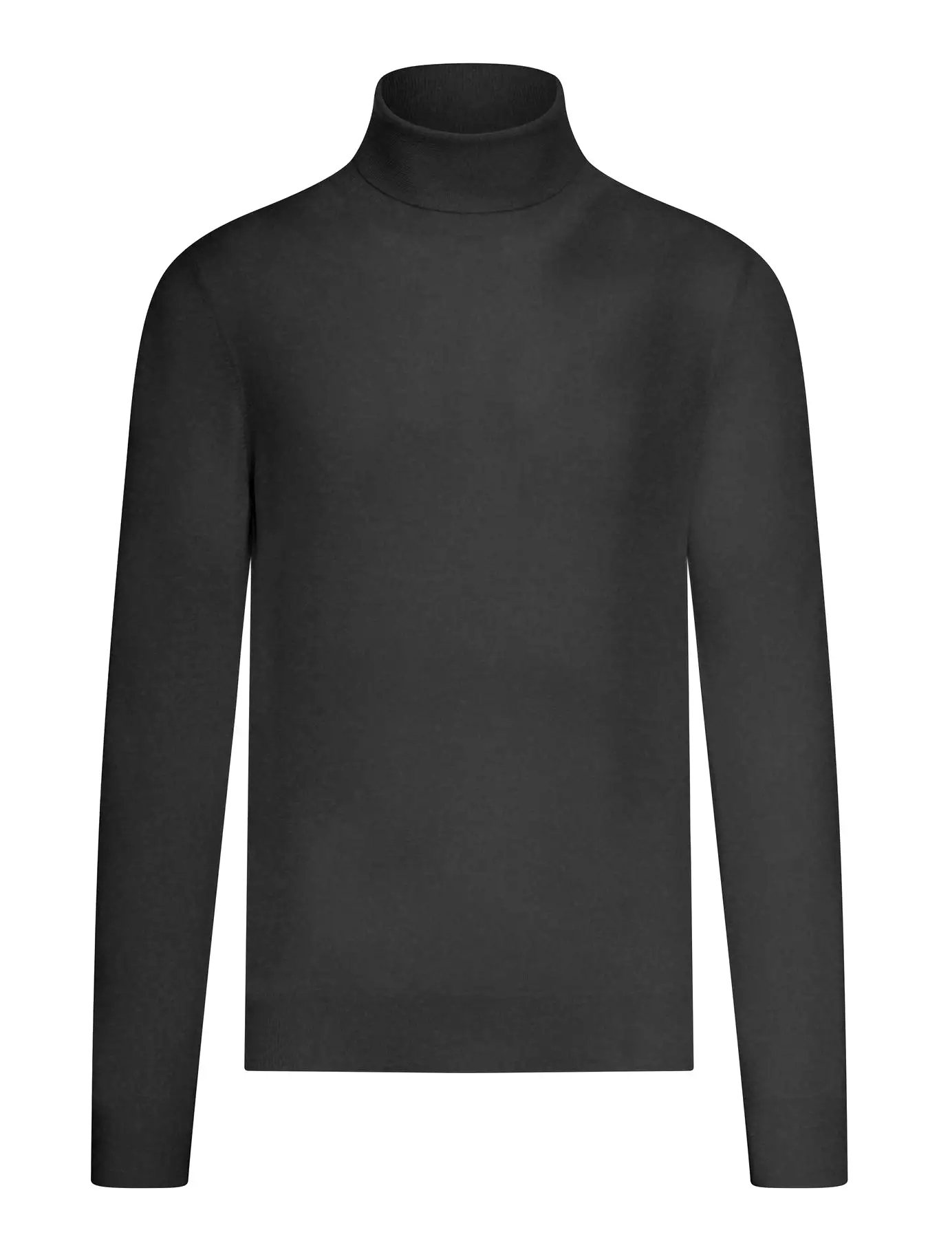 Black turtleneck sweater for men and women