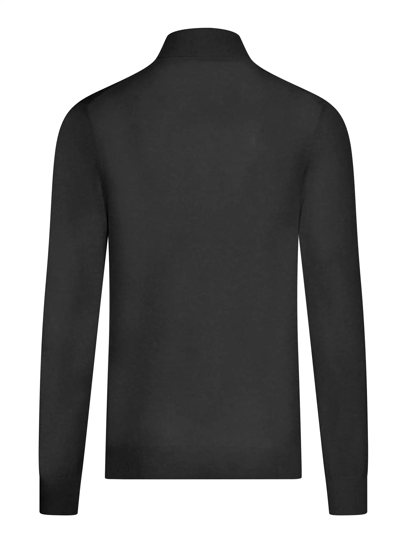 Black turtleneck sweater for men and women