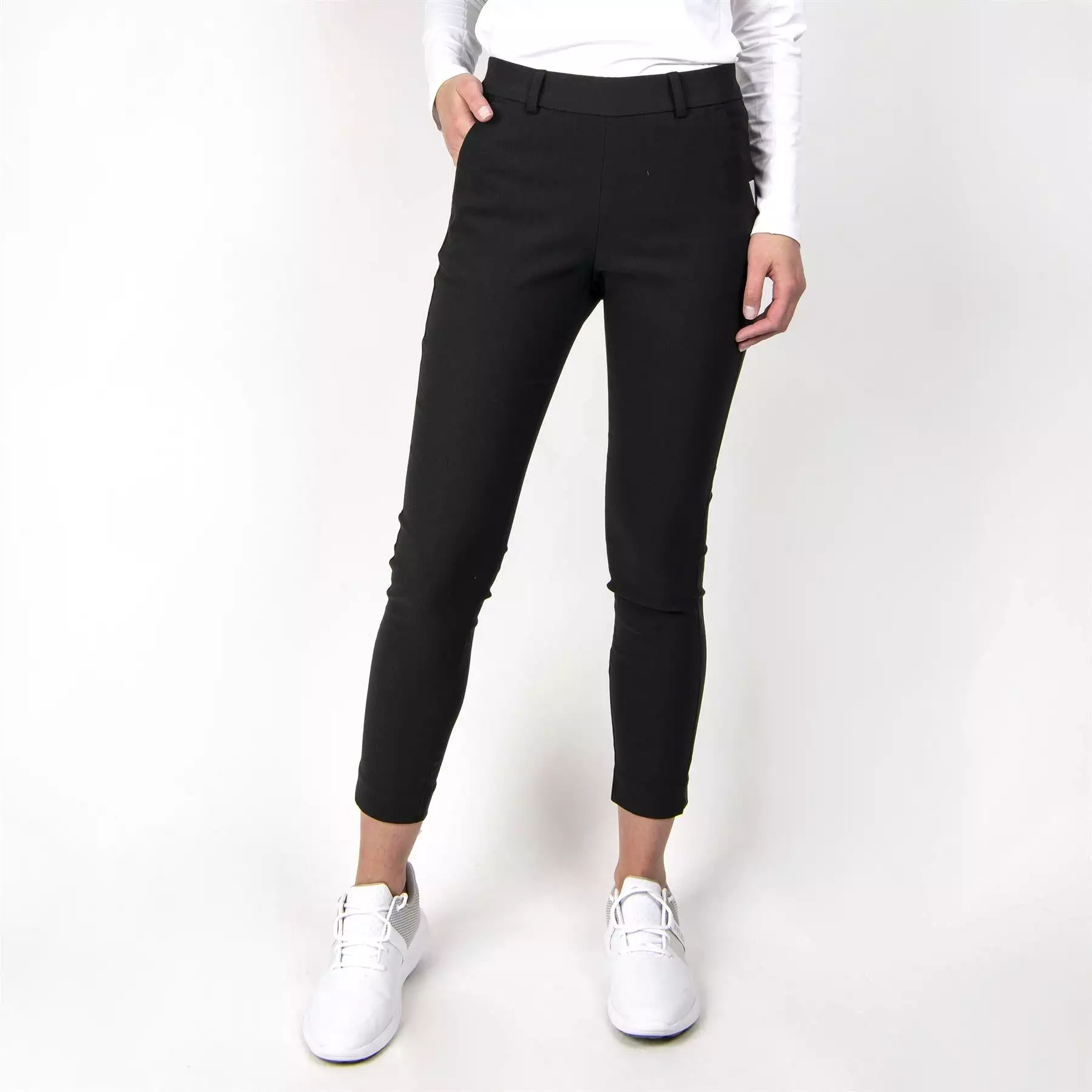 Black Womens Ikala 7/8 Treggings - 2024