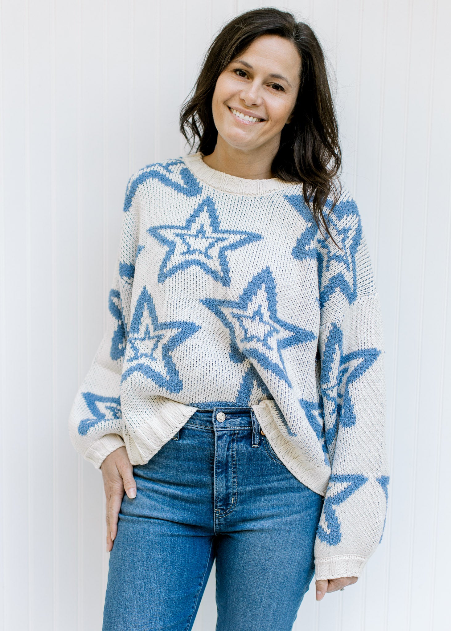 Blue Star Sweater