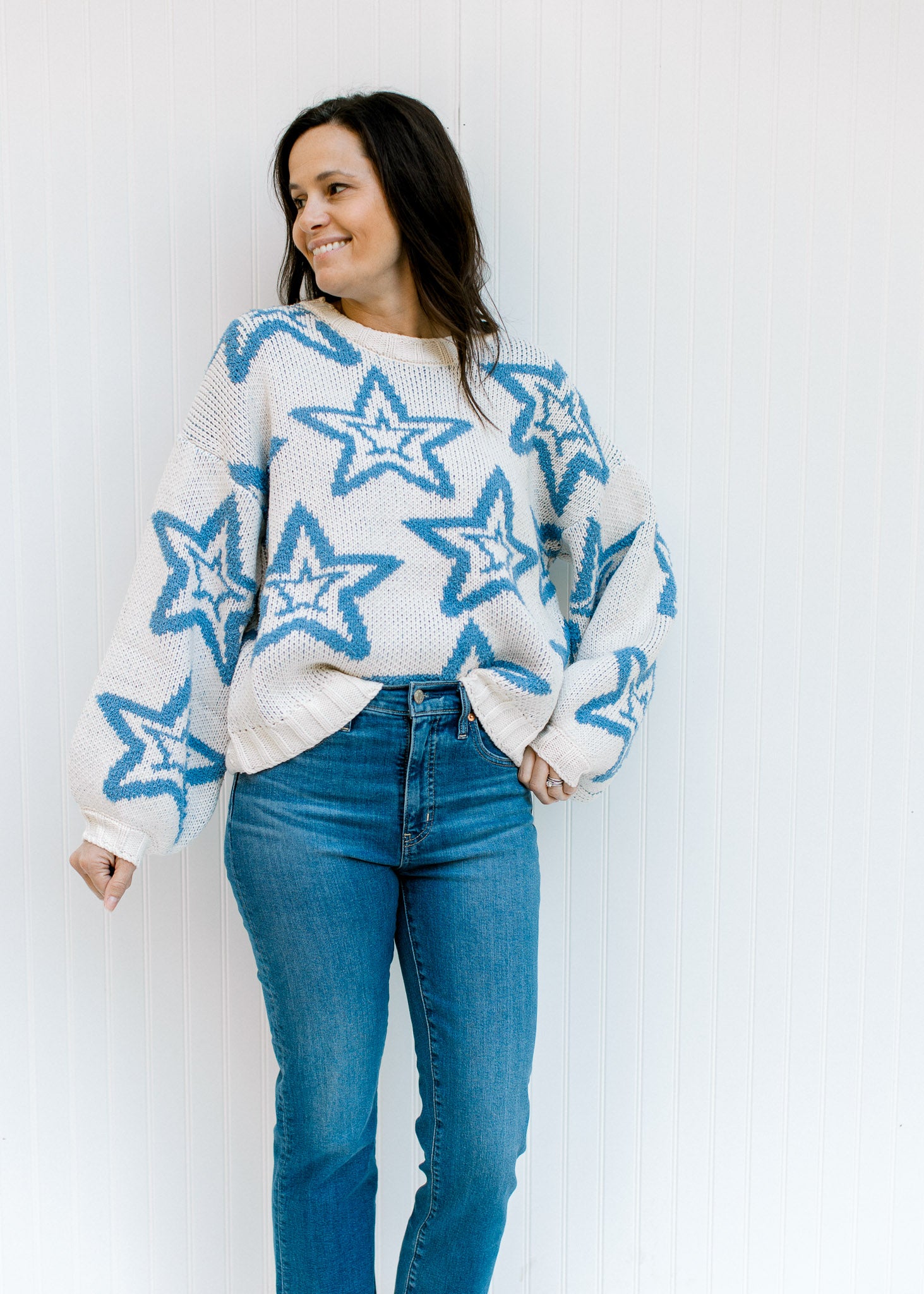 Blue Star Sweater