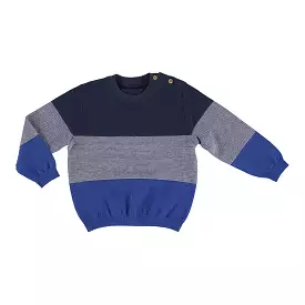 Blue Striped Sweater for Mayoral Baby L/S 2306-77