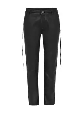 Bondi black leather pants