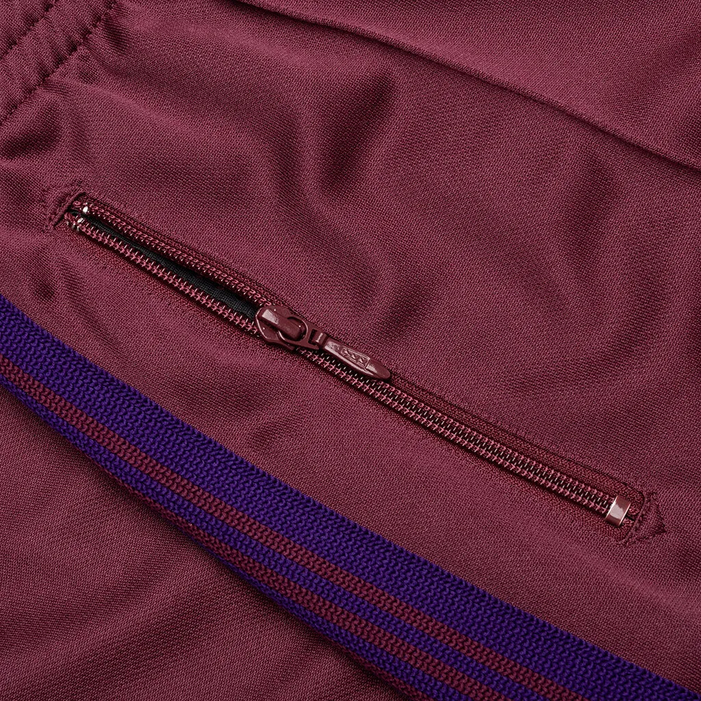 Bootcut Track Pants Polysmooth Wine