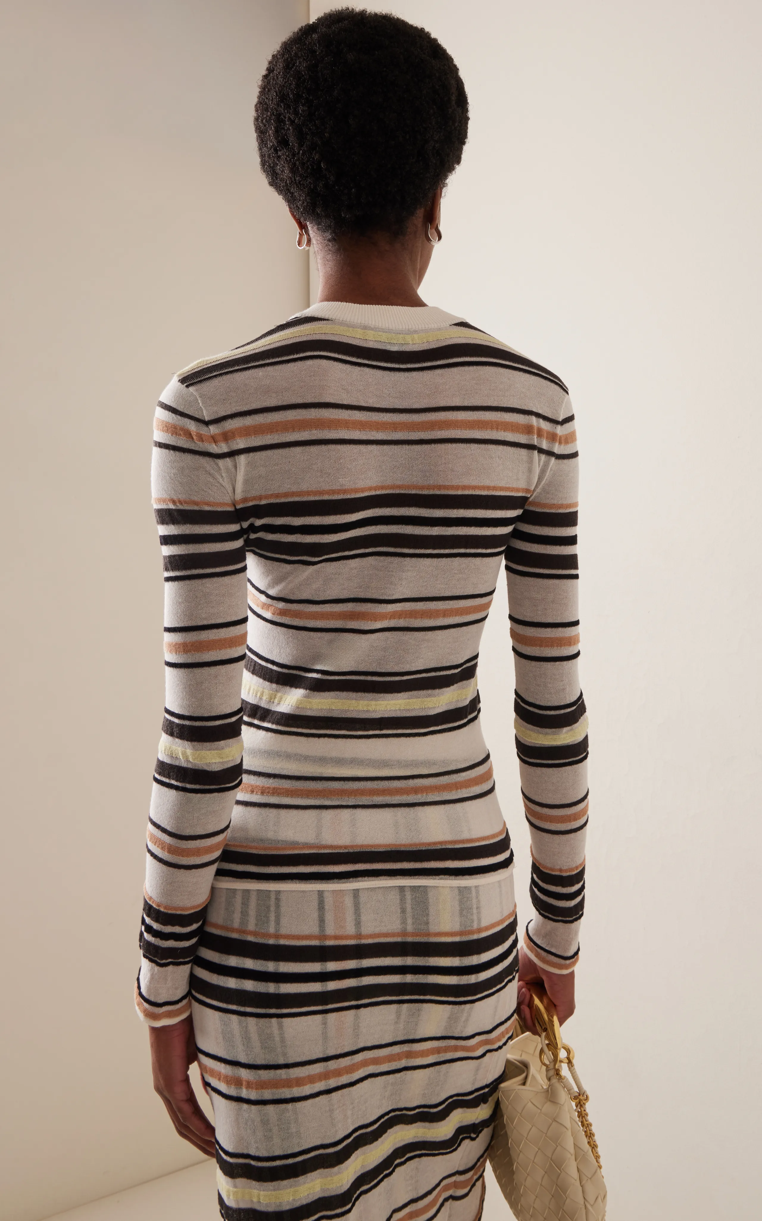 Bottega Veneta Striped Cotton Jumper