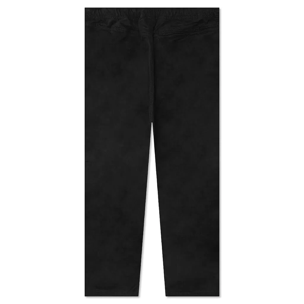 Black Brushed Beach Pant