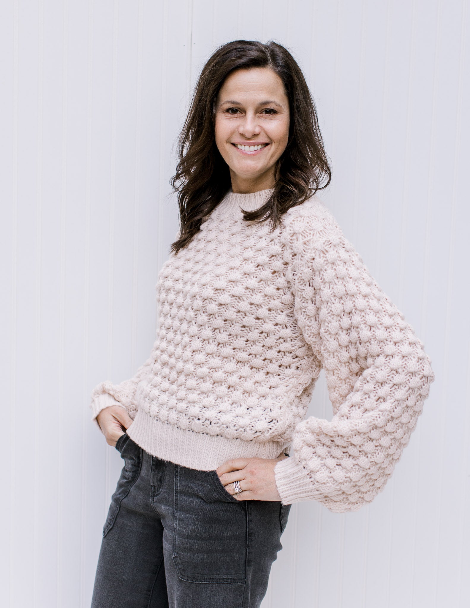 Bubble Knit Sweater