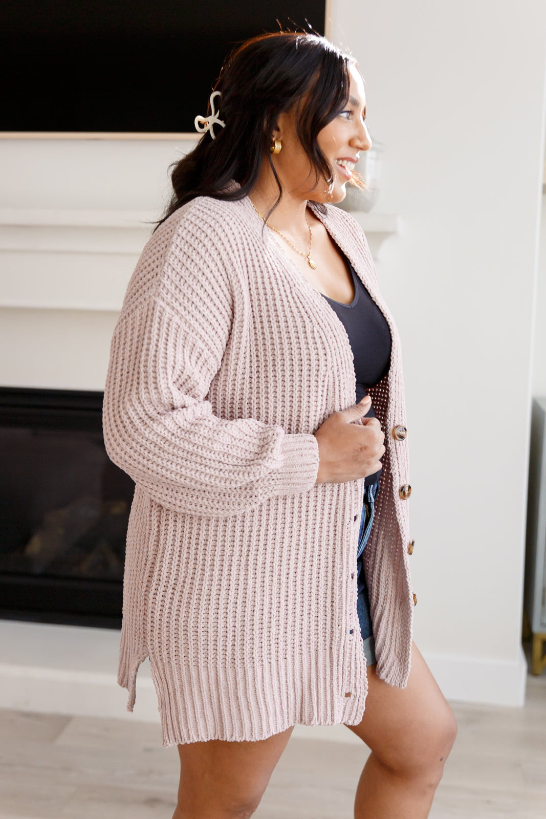 Buttoned Down Cardigan for Mothers