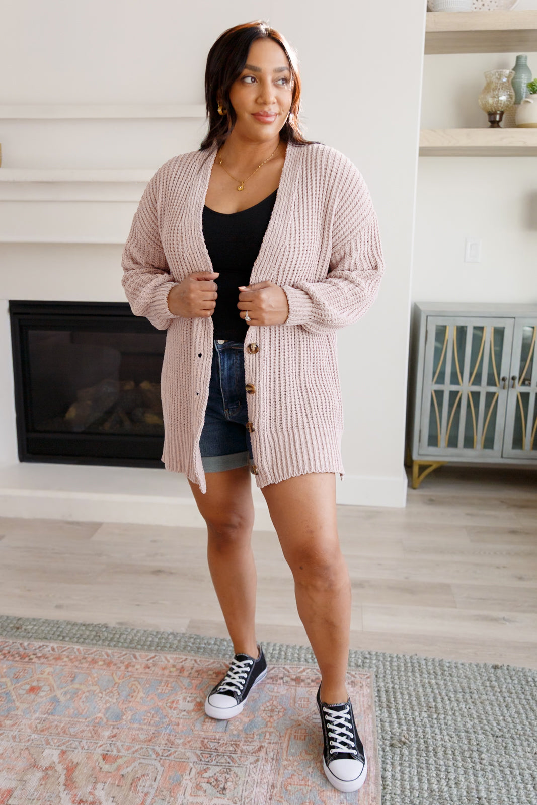 Buttoned Down Cardigan for Mothers