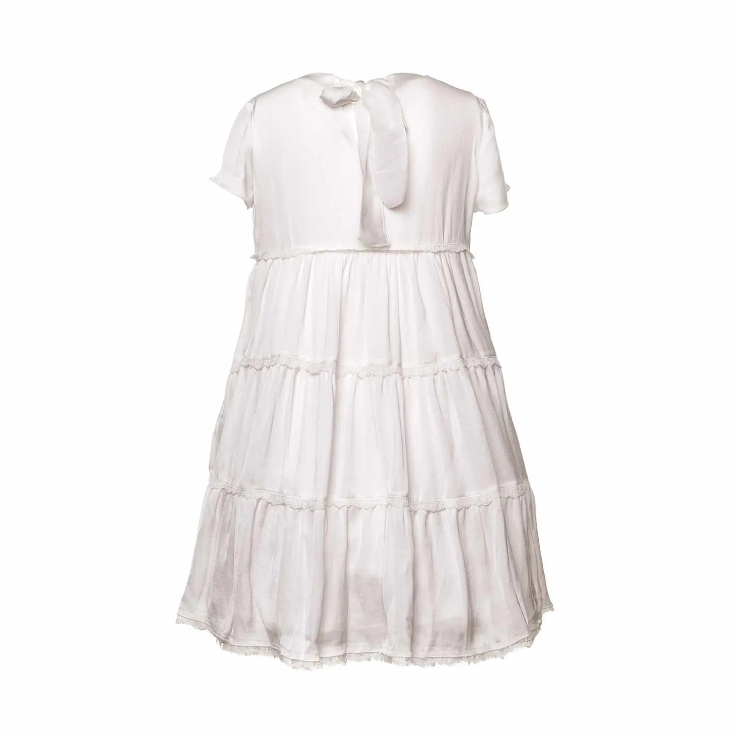 Caffé D'orzo White Dress for Girls