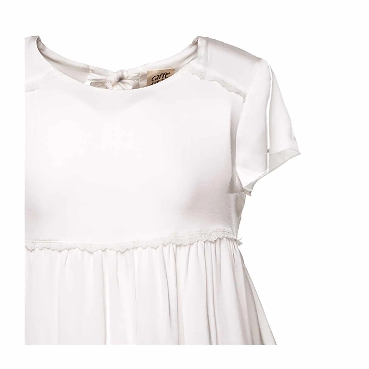 Caffé D'orzo White Dress for Girls