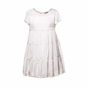 Caffé D'orzo White Dress for Girls