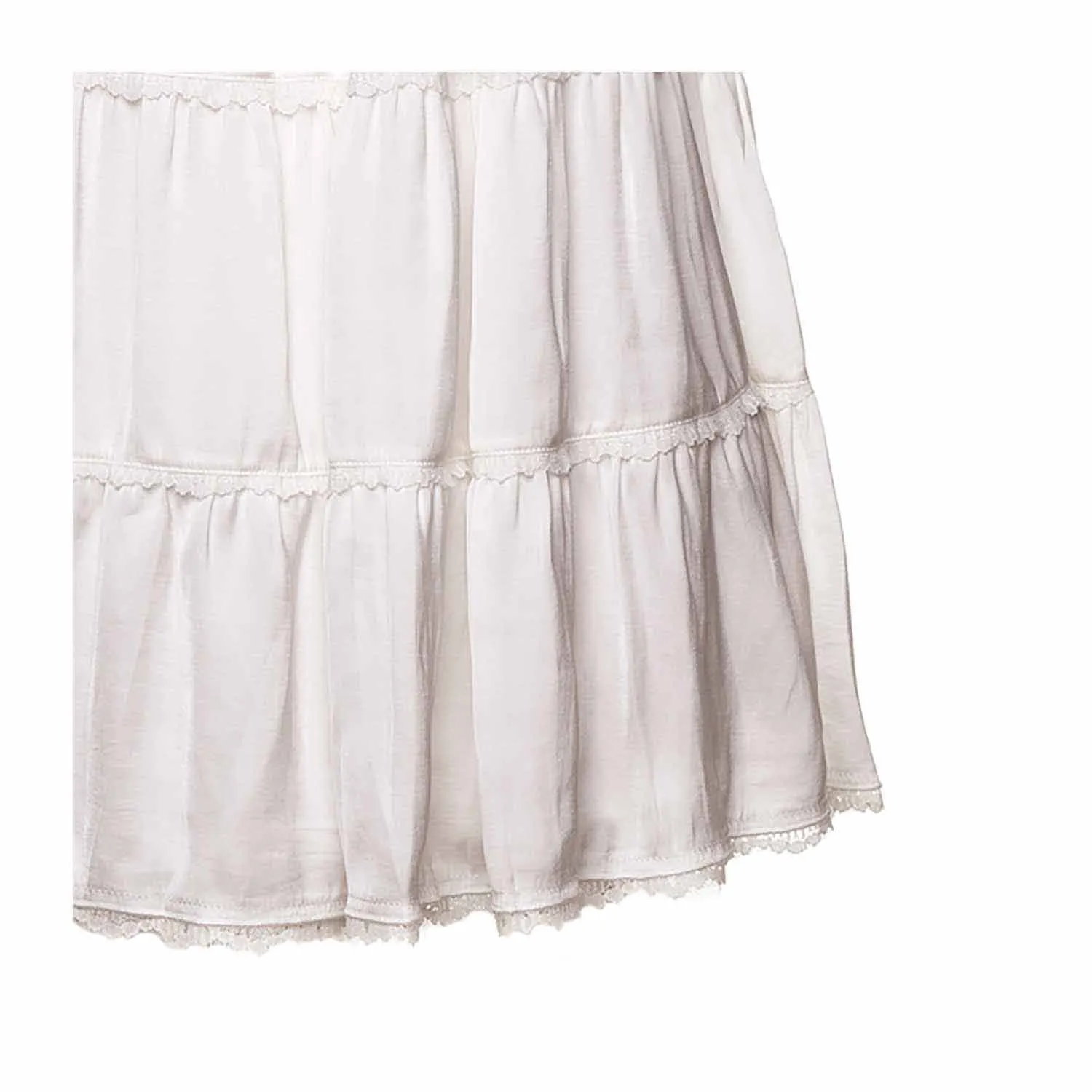 Caffé D'orzo White Dress for Girls