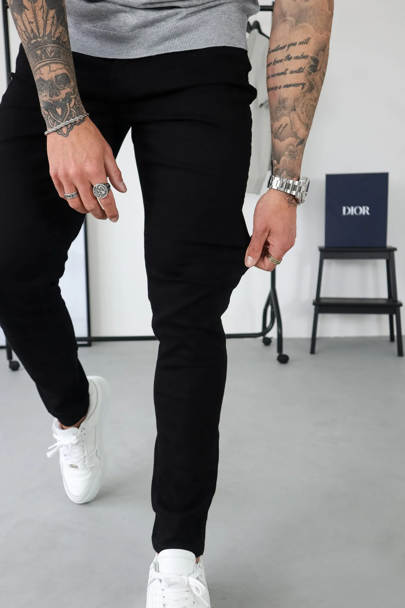 Capo Chino Black Pants - Shop Now