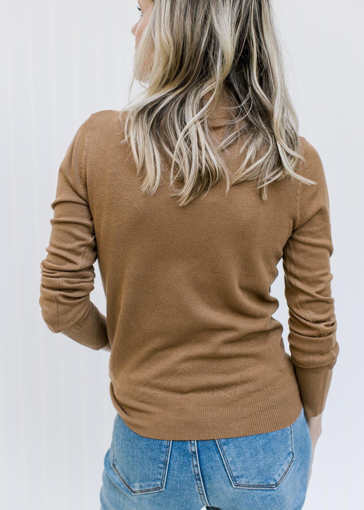 Caramel Sweater with X Notes