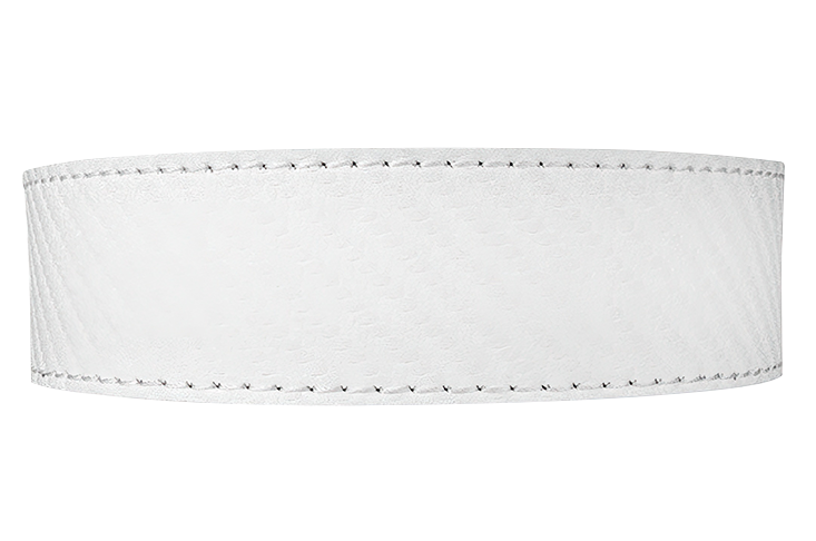 Carbon White Leather Dress Strap 1 3/8 - Buy Now.