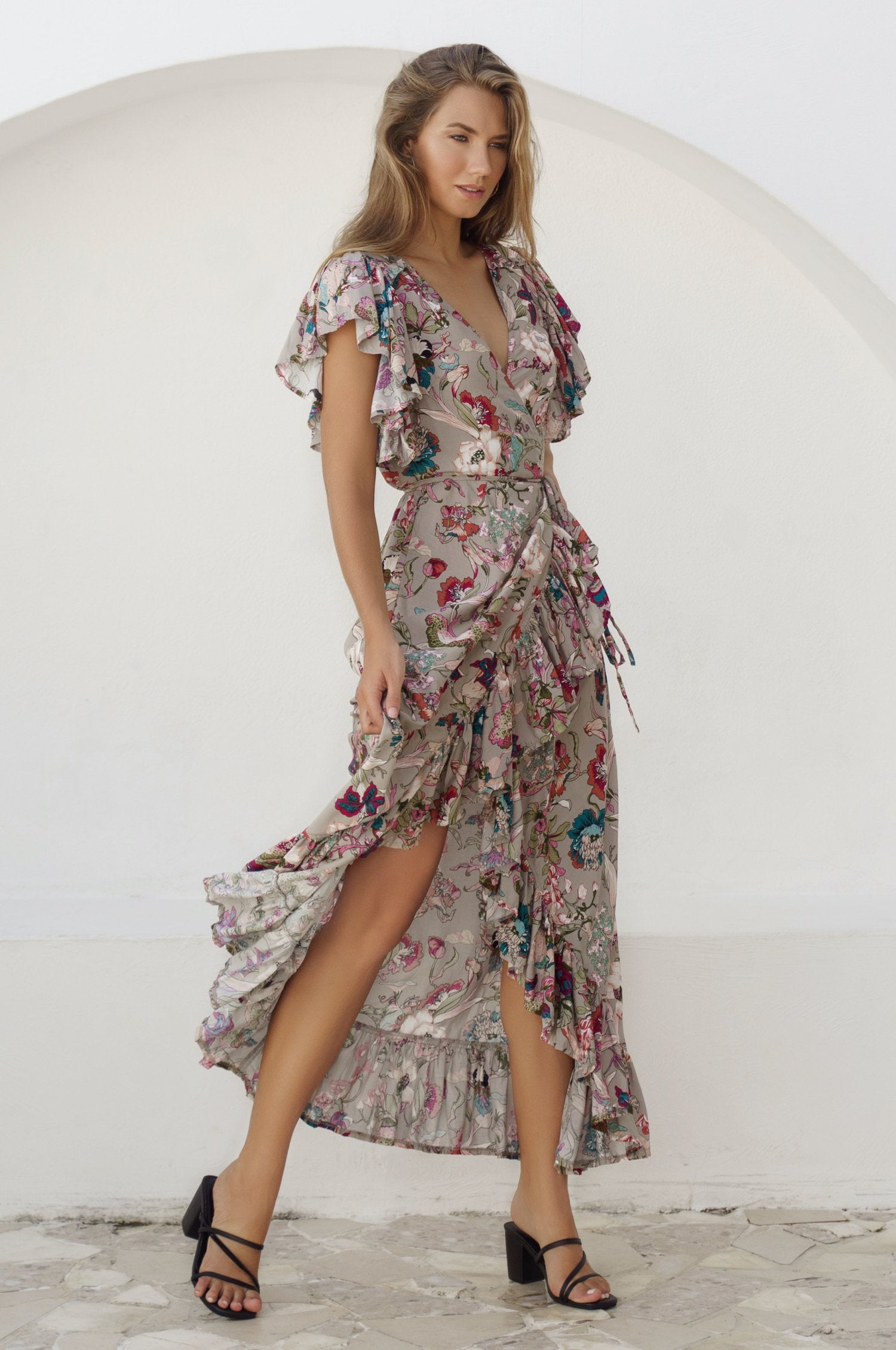 Carmen Maxi Dress - Wrap Style