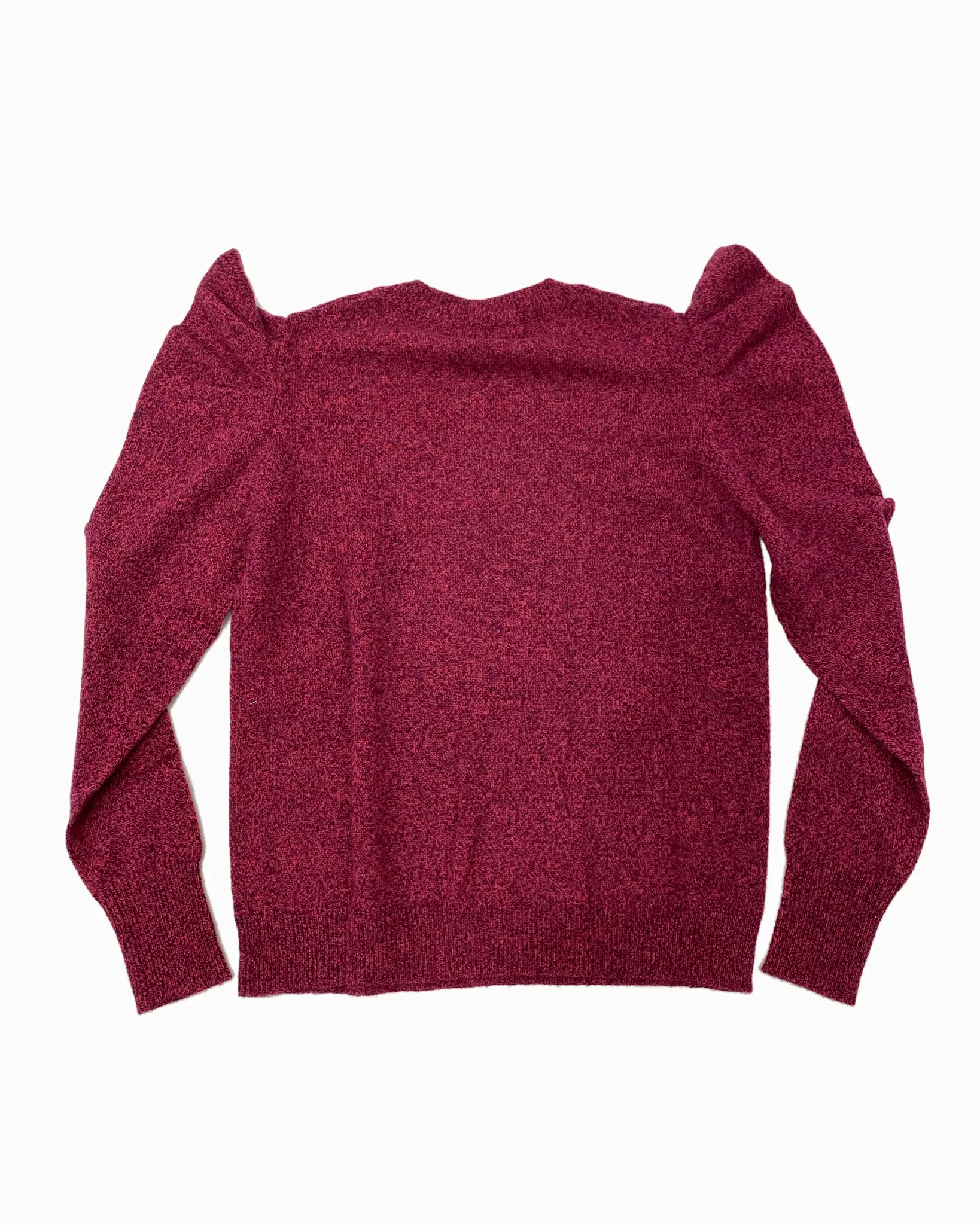 Cashmere sweater with square shoulders