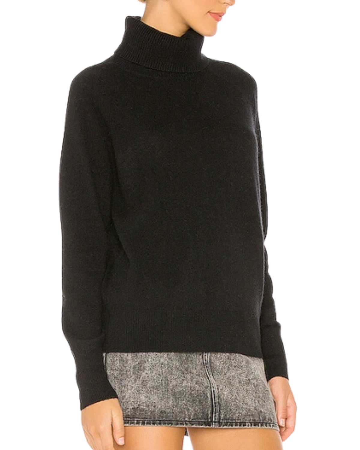 Cashmere Turtleneck Sweater Black