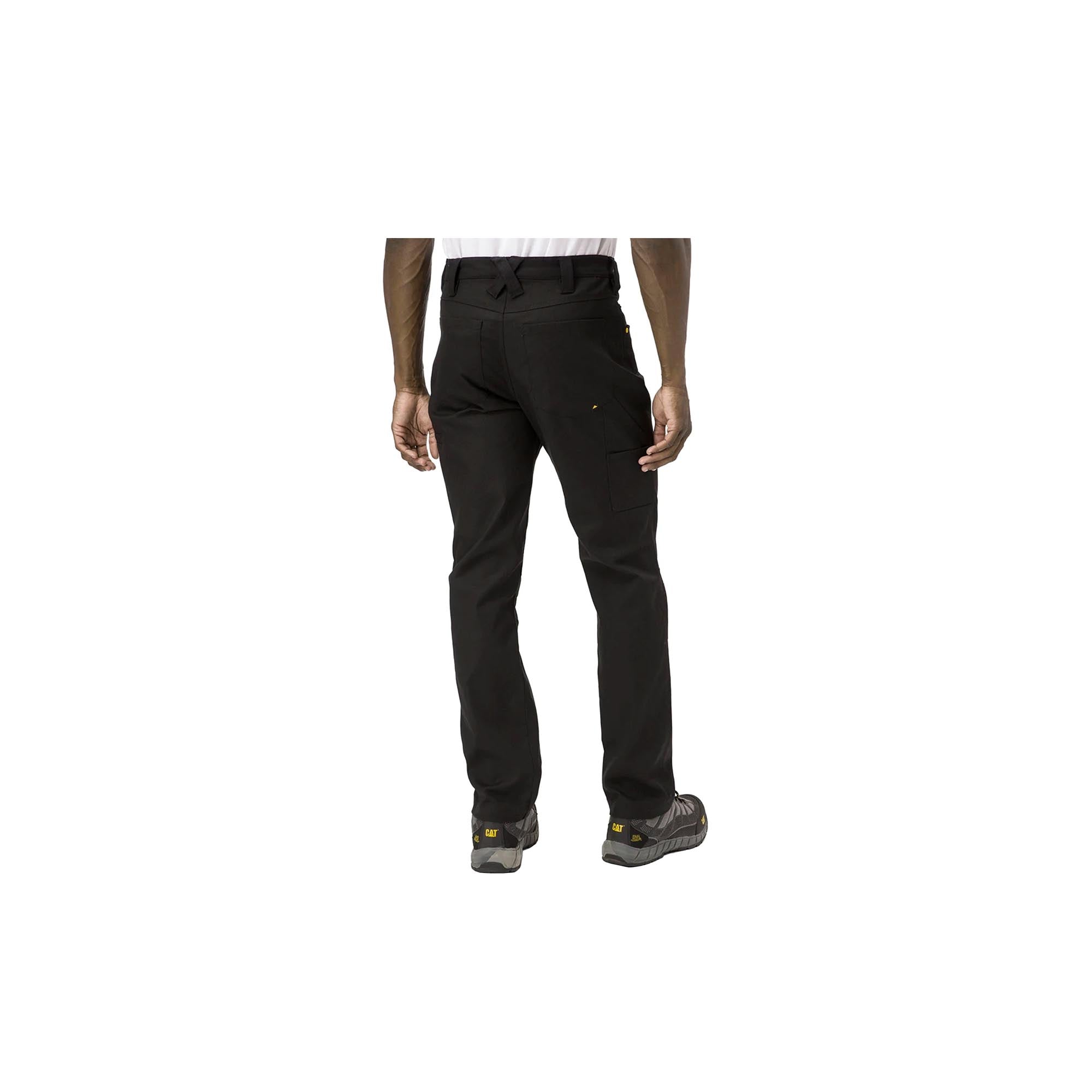 Caterpillar Black Stretch Canvas Utility Pant Straight Fit