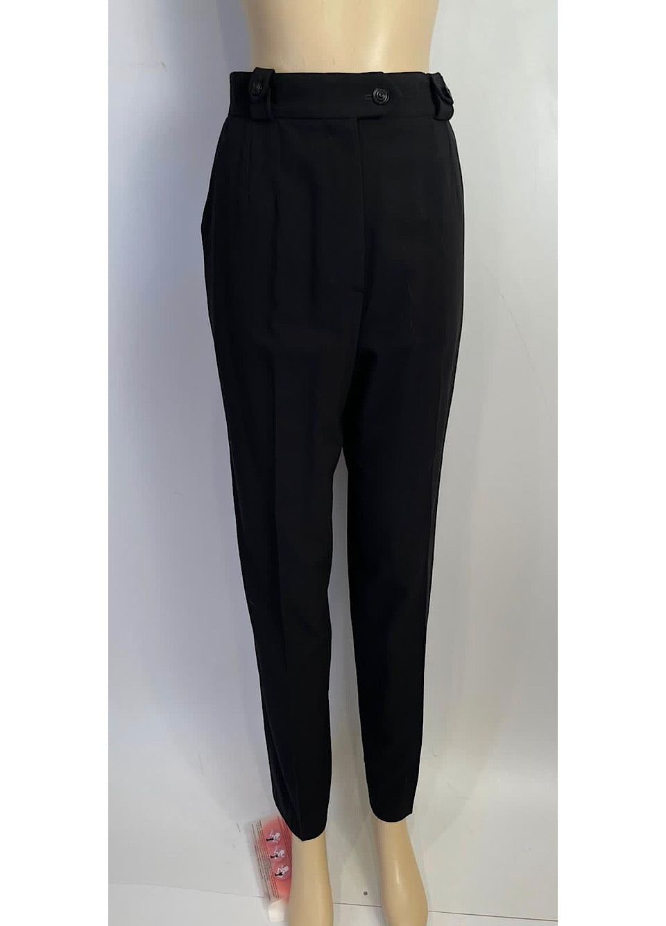 Chanel 99P 1999 Spring Black Pants Trousers FR 40