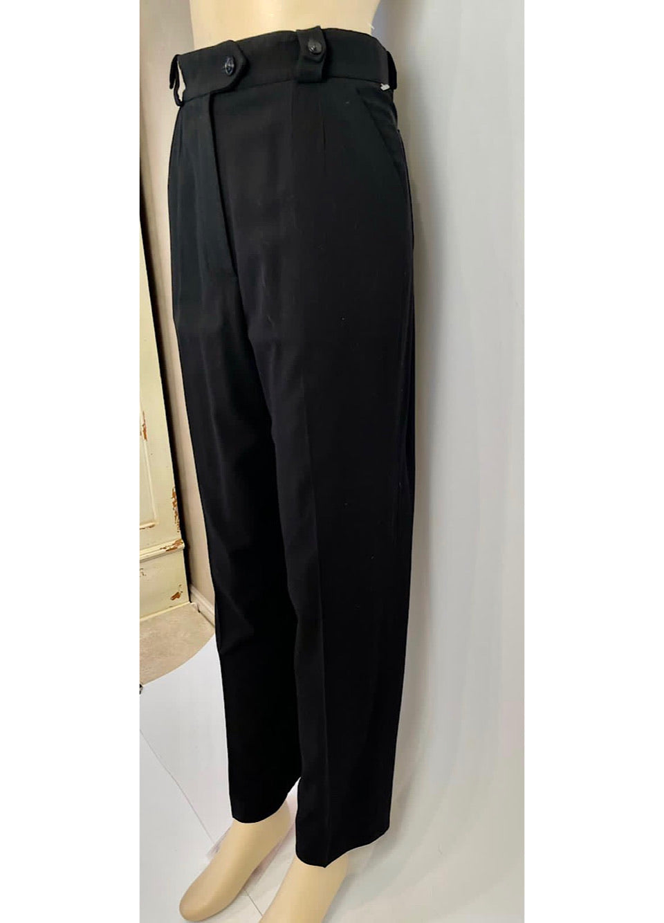 Chanel 99P 1999 Spring Black Pants Trousers FR 40