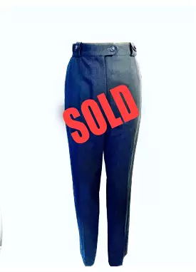 Chanel 99P 1999 Spring Black Pants Trousers FR 40