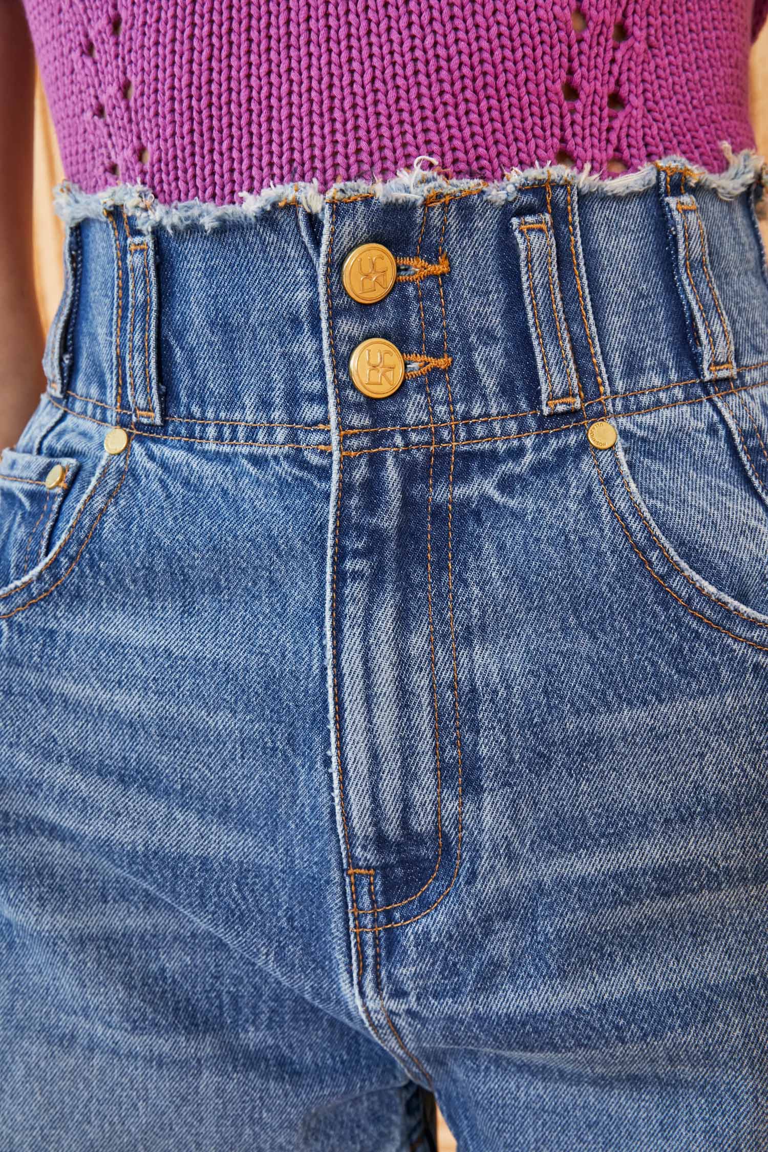 Charlotte Short Indigo Wash