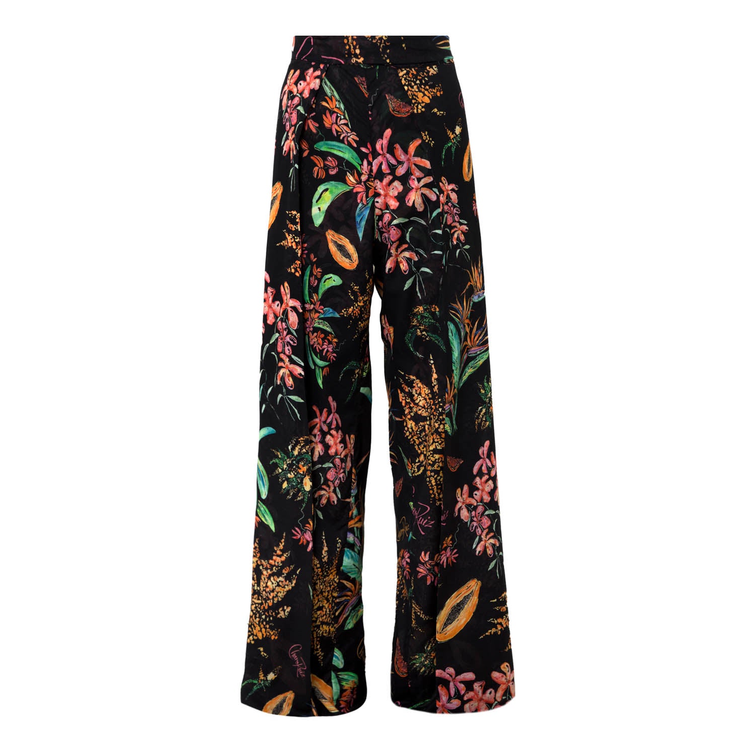 Charo Ruiz - Trouser Pareo Agnes - Black Fresca - buy now onlin