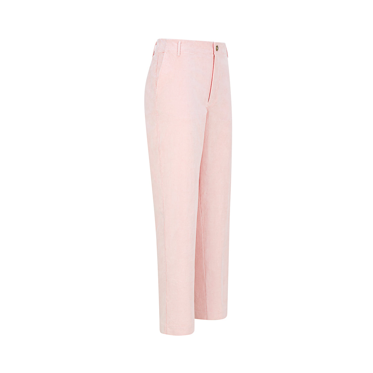 Chino stretch pincord pale pink pants