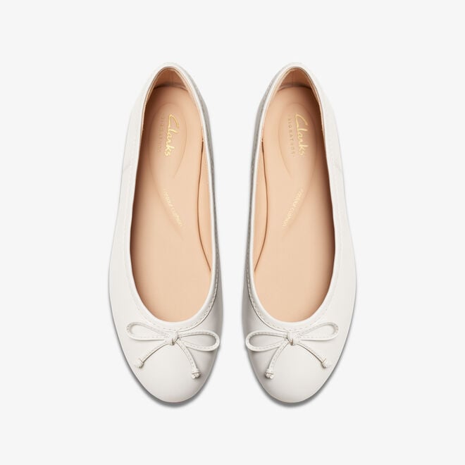 Clarks Off White Pumps - Fawna Lily