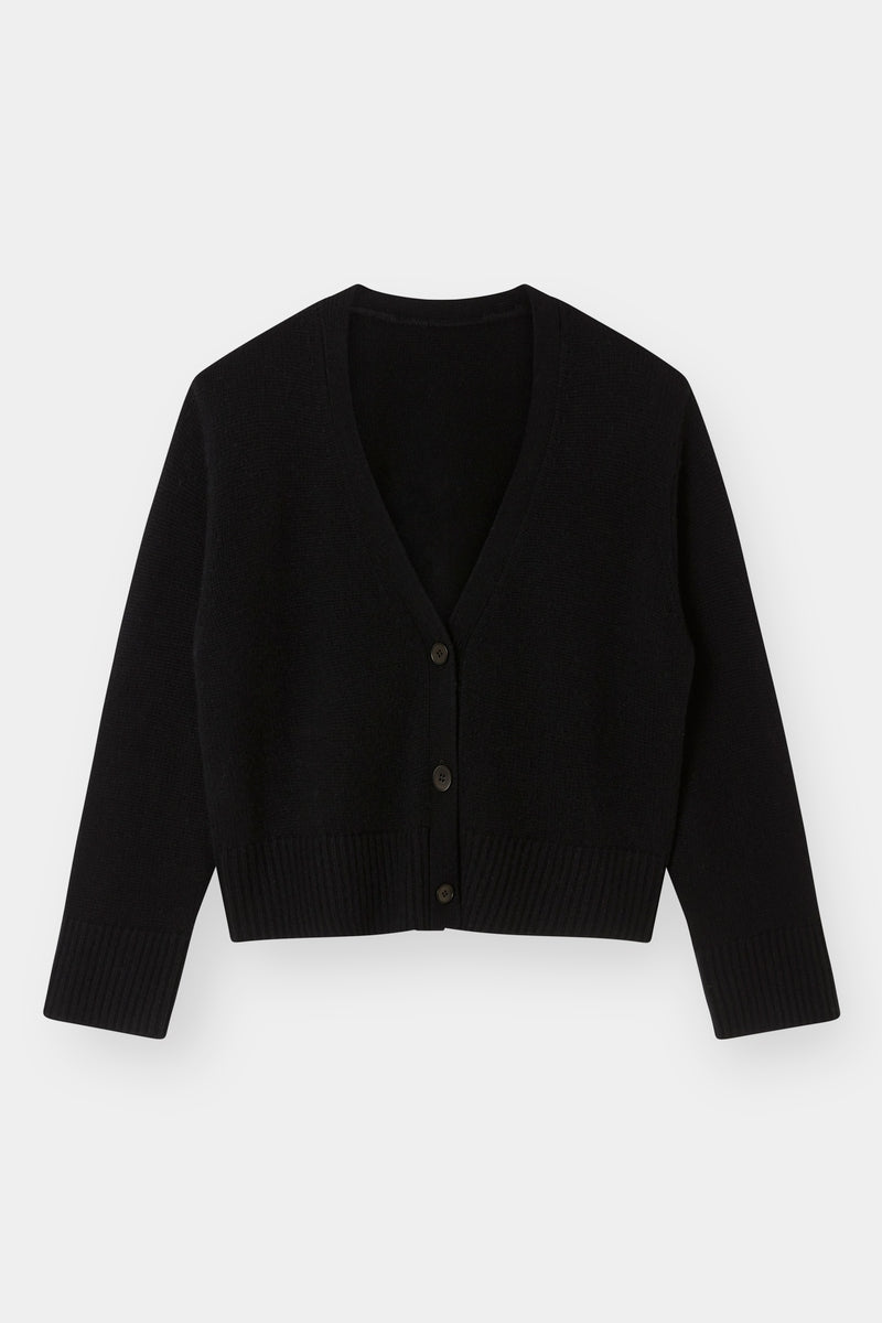 Classic Black Cardigan