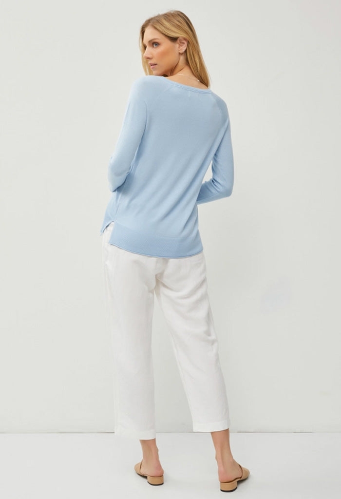 Cloud Knit Top → Soft Cloud-like Knit Top