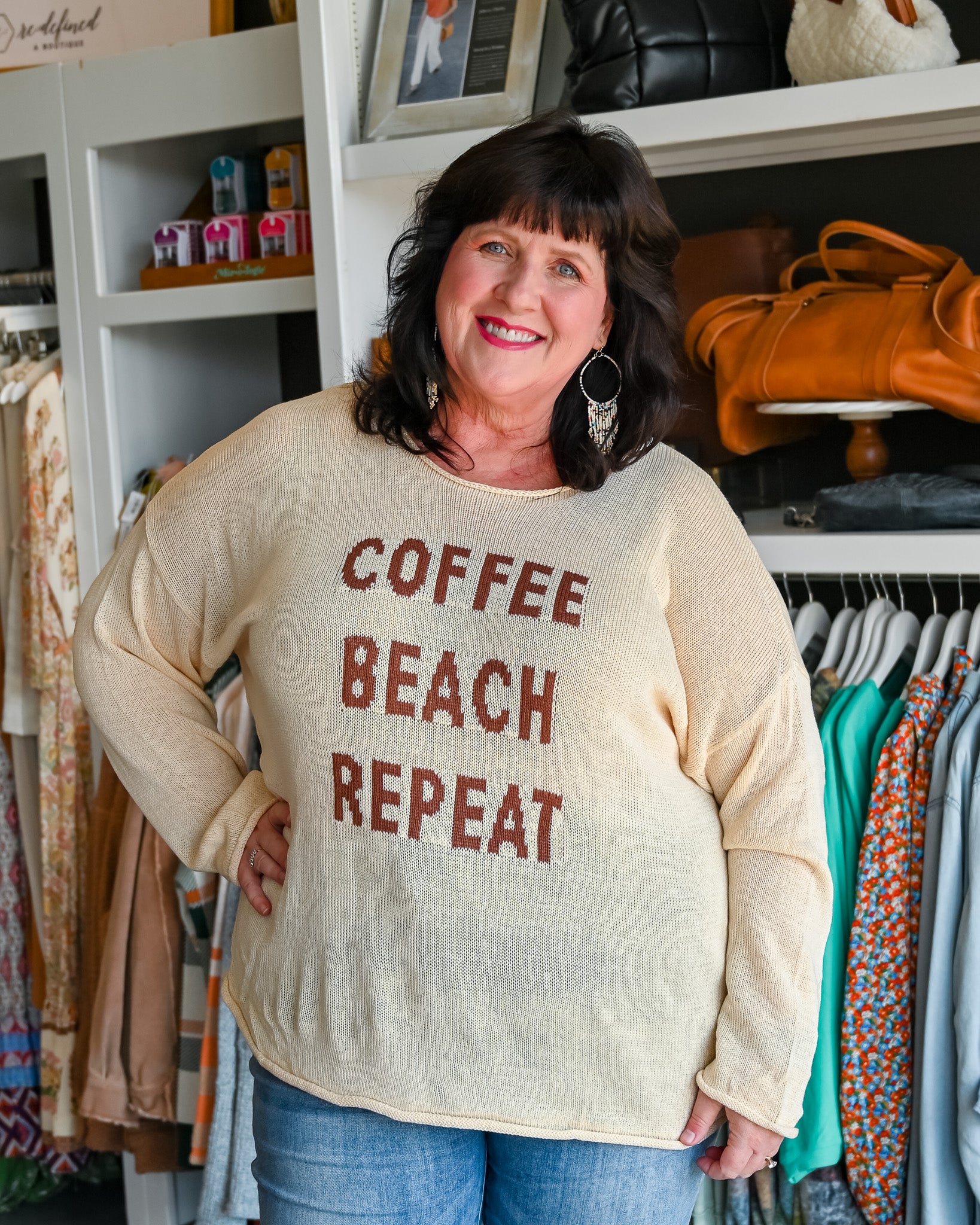 Coffee Beach Sweater.