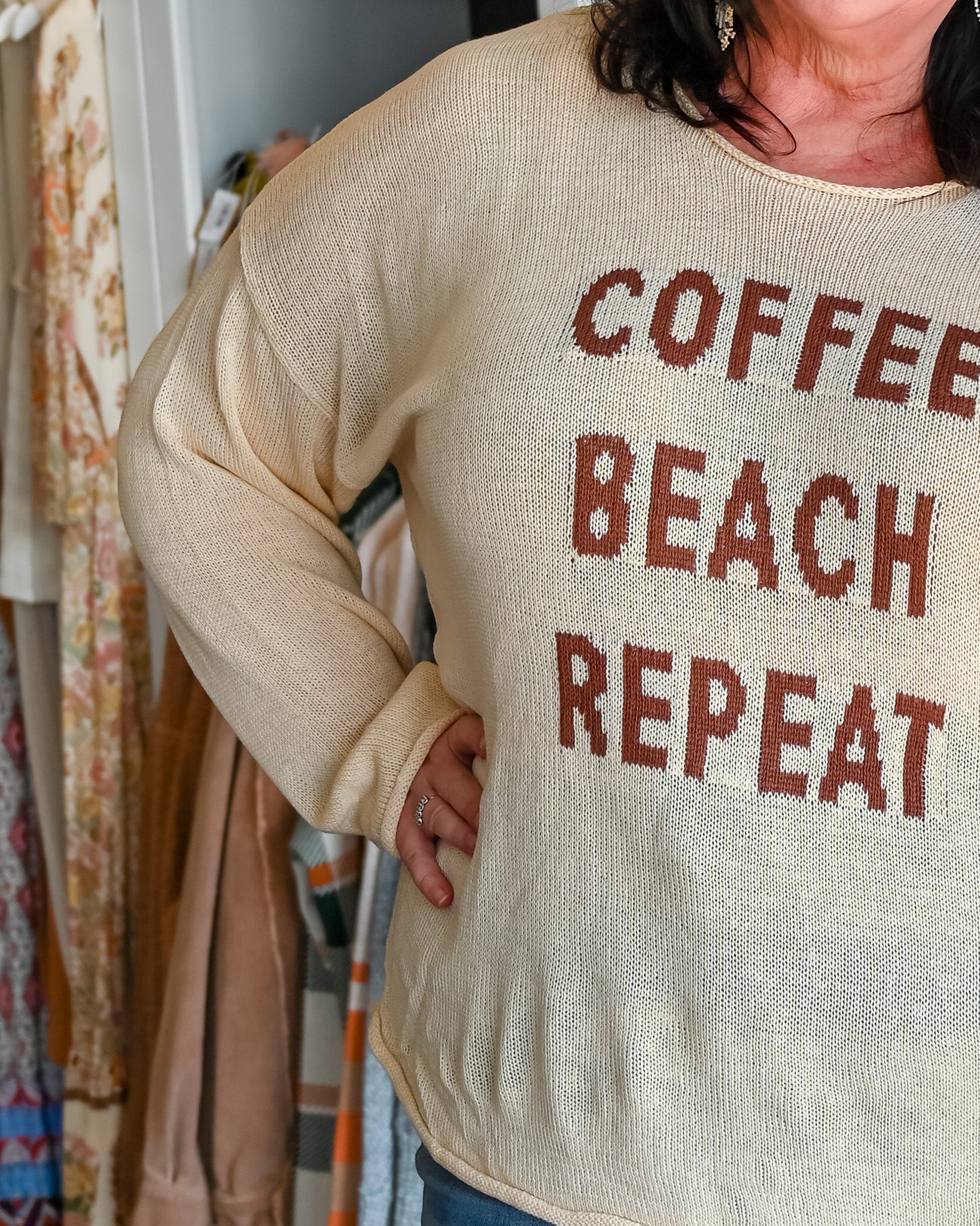 Coffee Beach Sweater.