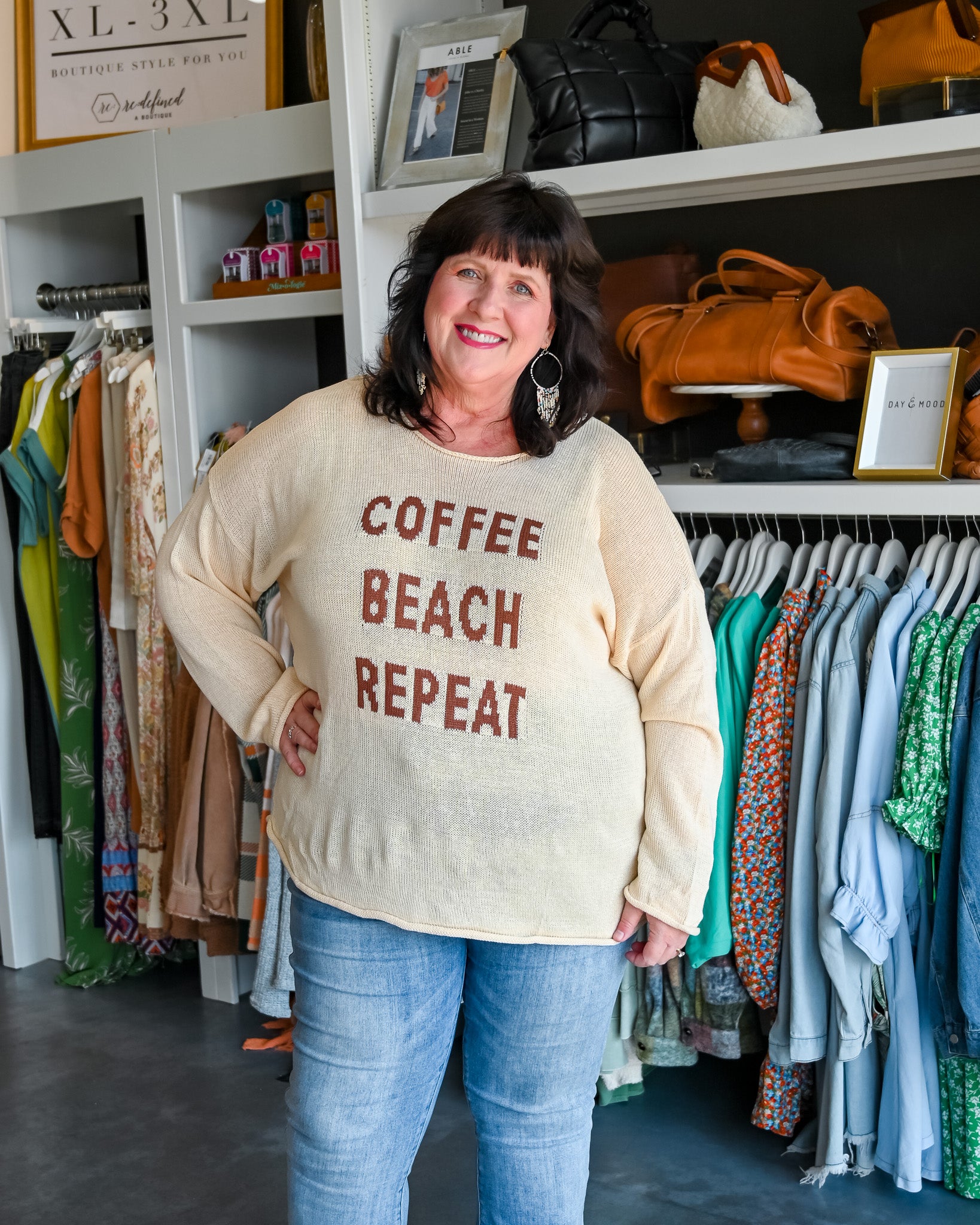 Coffee Beach Sweater.