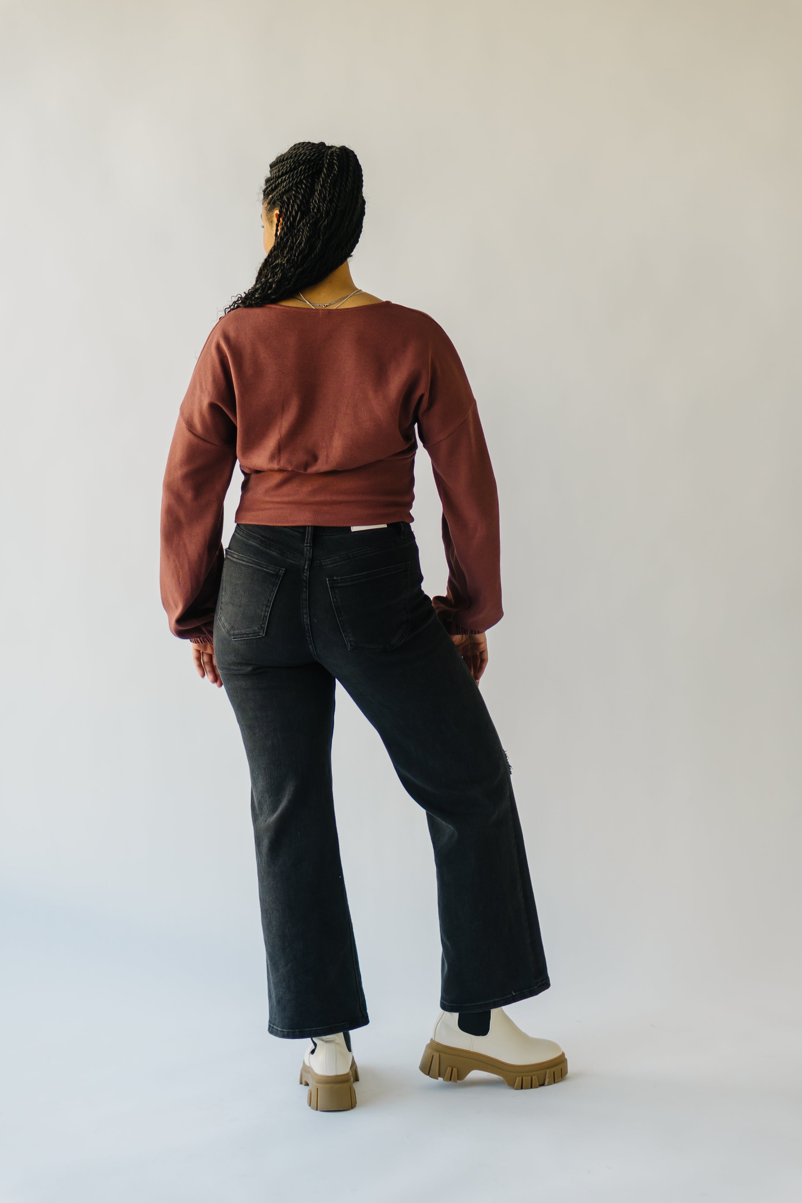 Colebrook Rust Sweater