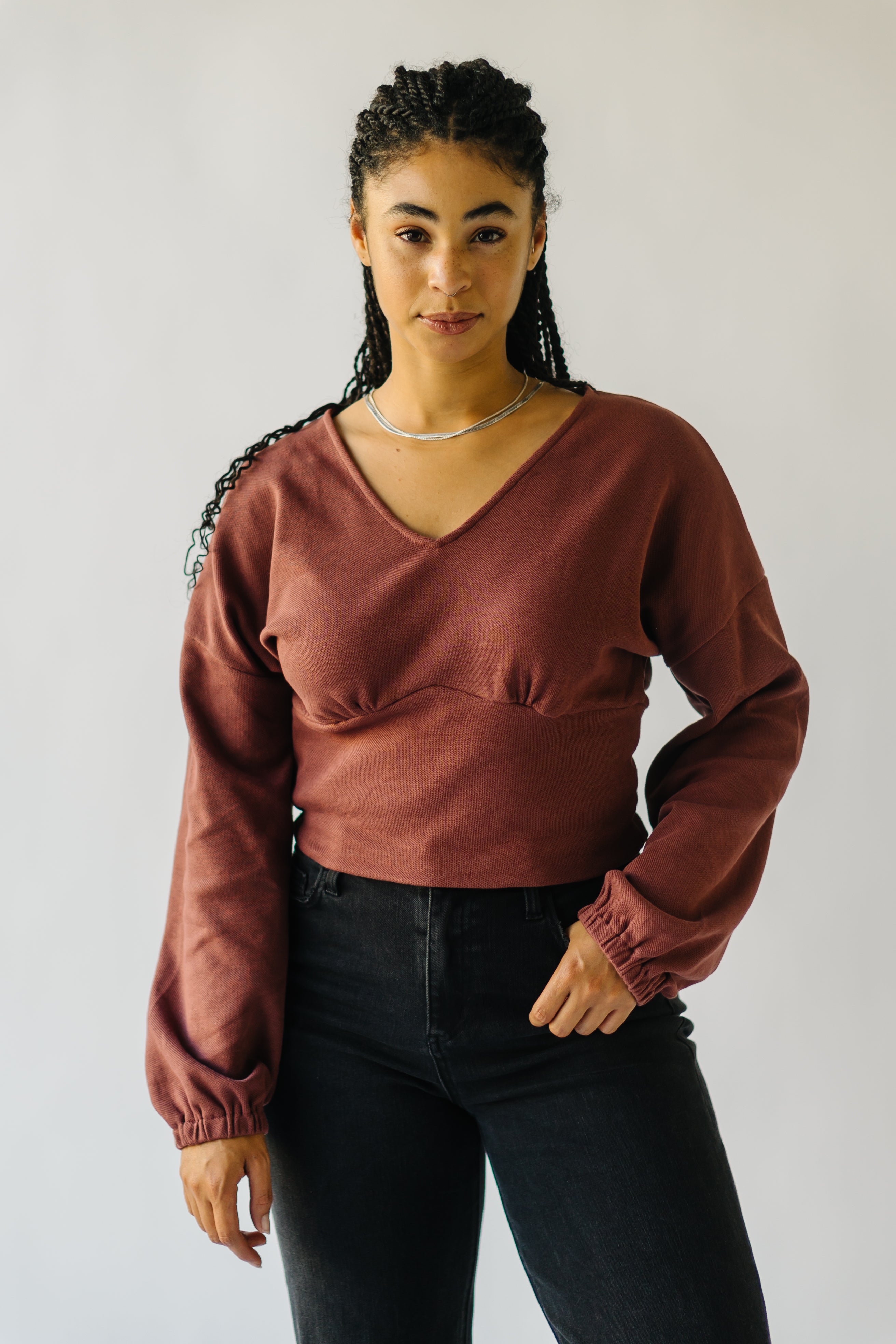 Colebrook Rust Sweater