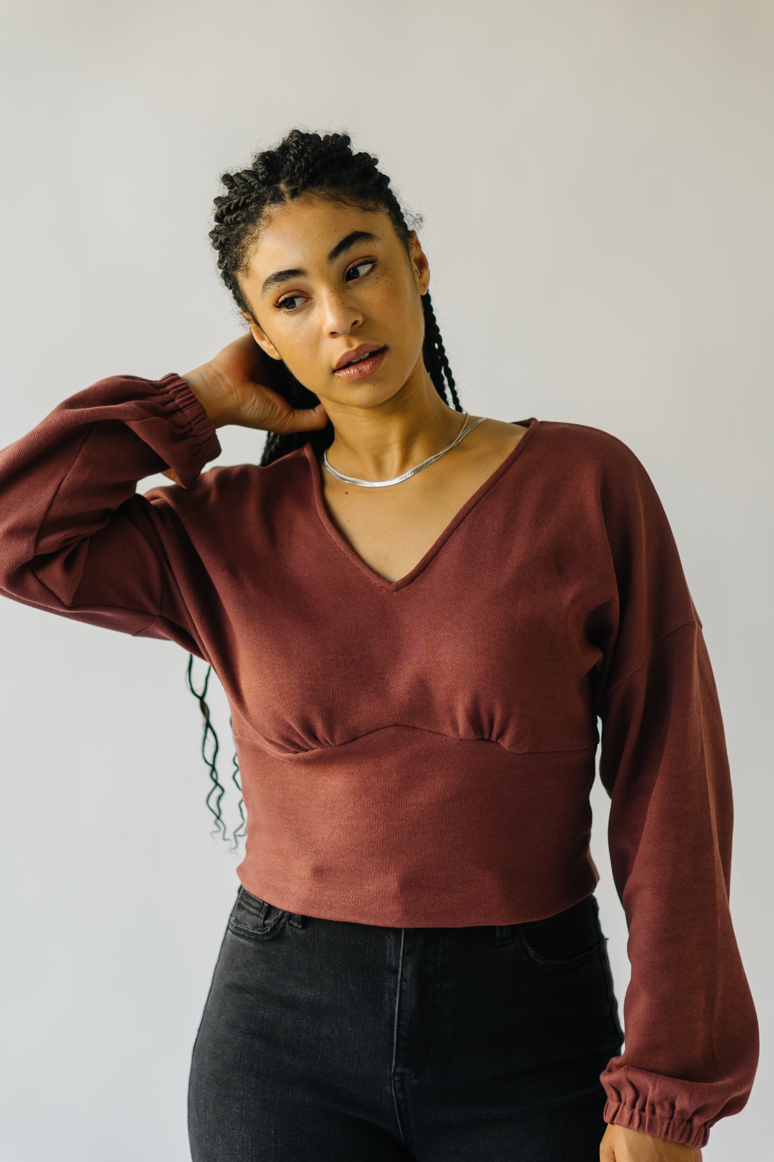 Colebrook Rust Sweater