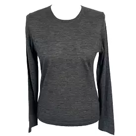 Colombo gray cashmere silk sweater M/L