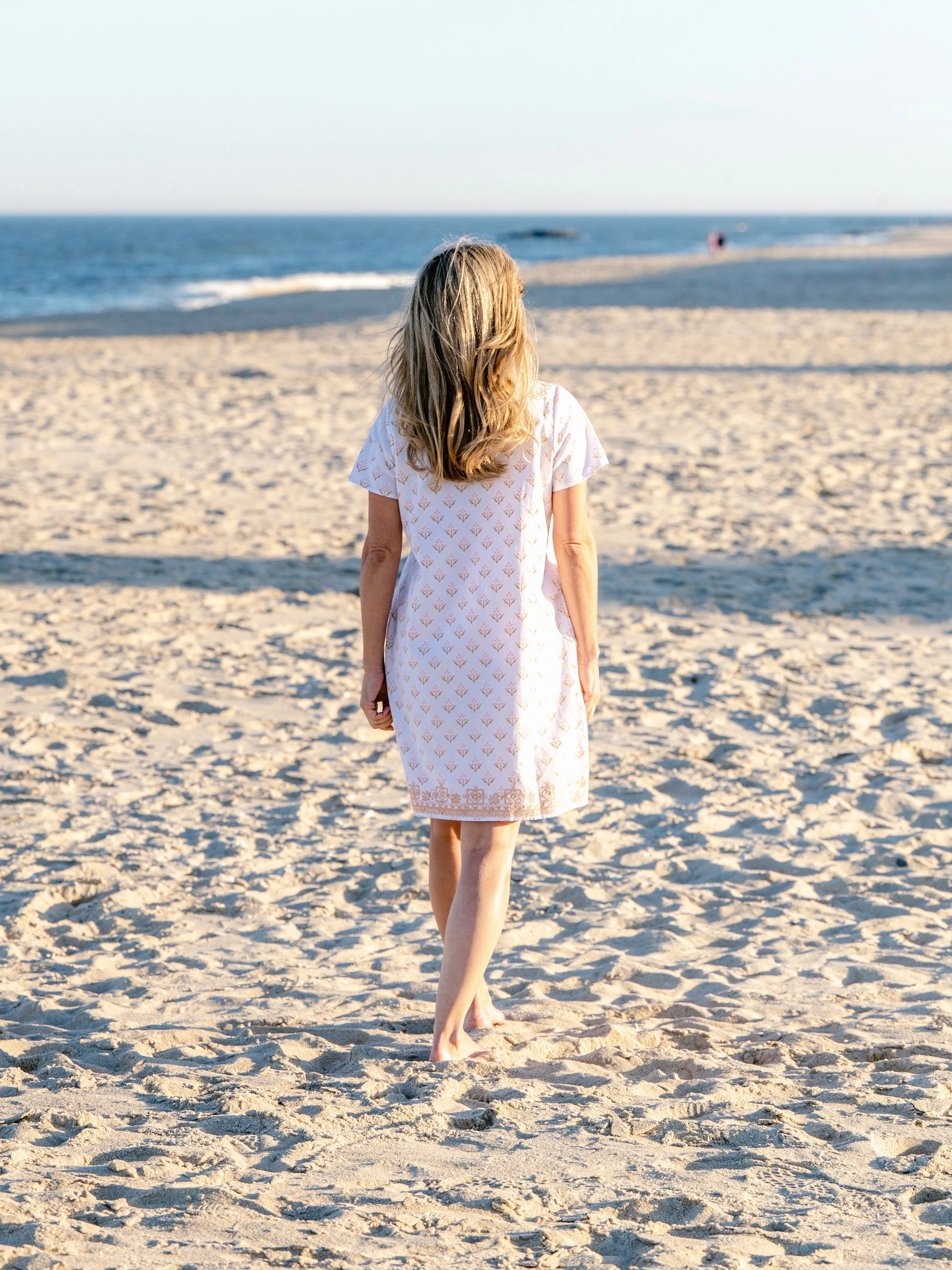 Coral Provence Shift Dress