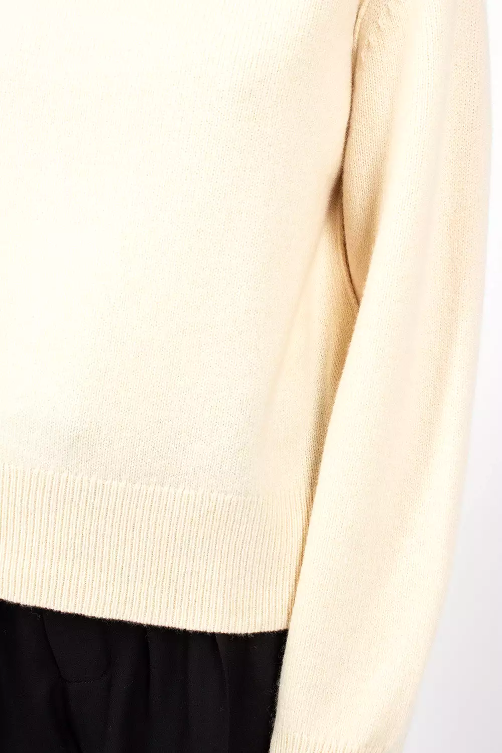 Cream Beige Turtleneck Sweater