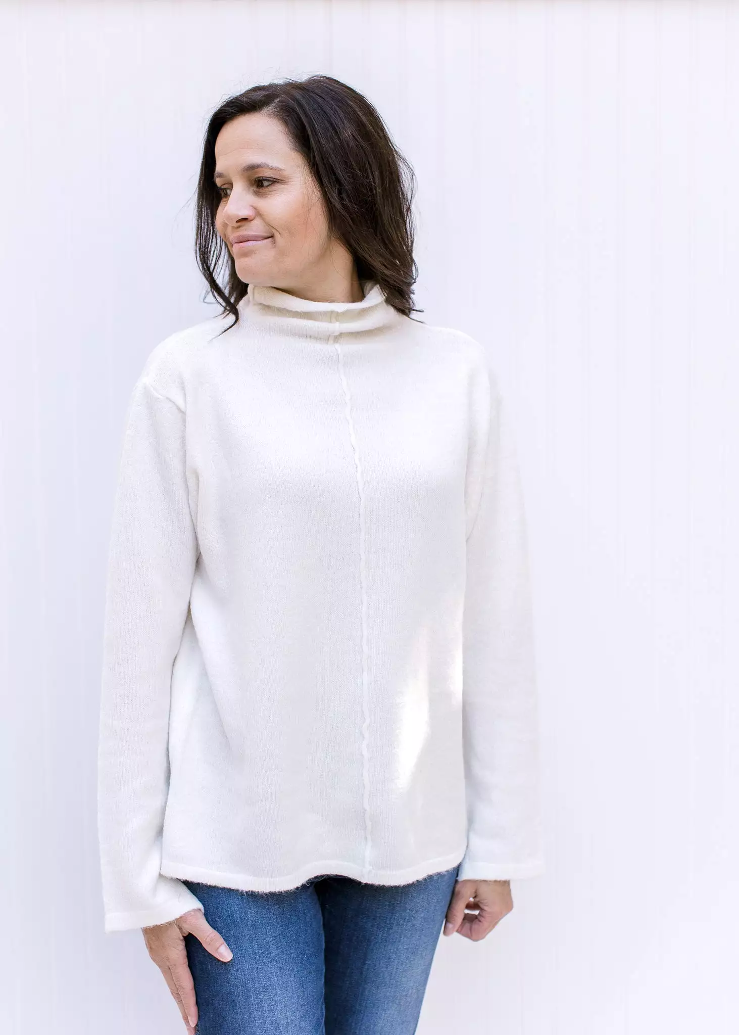 Creamy Coziness Sweater - Soft, Warm, and Comfortable